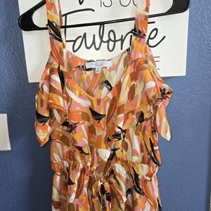 Sweet Rain Multicolor Abstract Dress